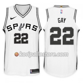 San Antonio Spurs Rudy Gay 22 Nike 2017-18 Valkoinen Miesten Pelipaidat Swingman 
